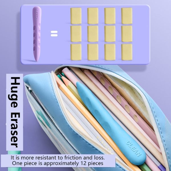 3st/box Enormt suddgummi Giant Eraser 02-M 02-M 02-M