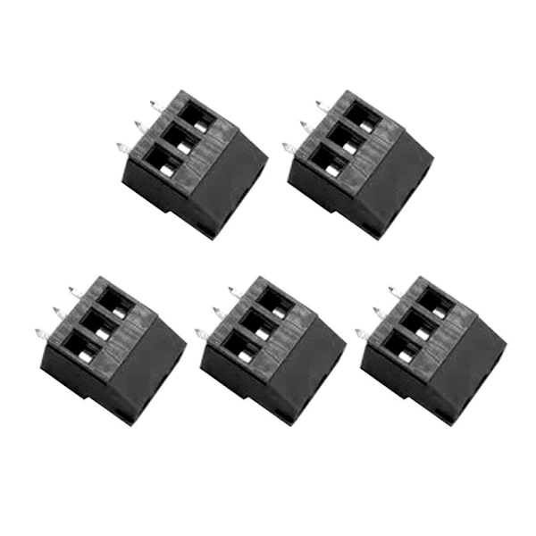 5 st PCB terminalblockskontakt HCG129-5.0mm GRÖN 3P-5PCS Green 3P-5pcs-3P-5pcs