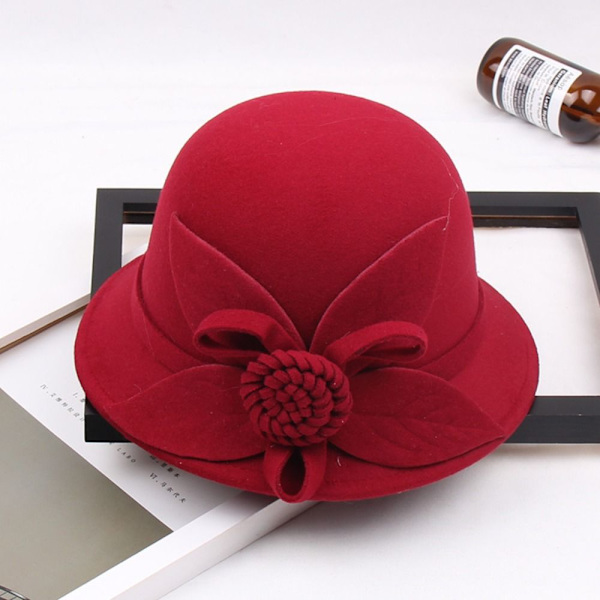 Ull Filt Cap Fisherman Cap GUL yellow
