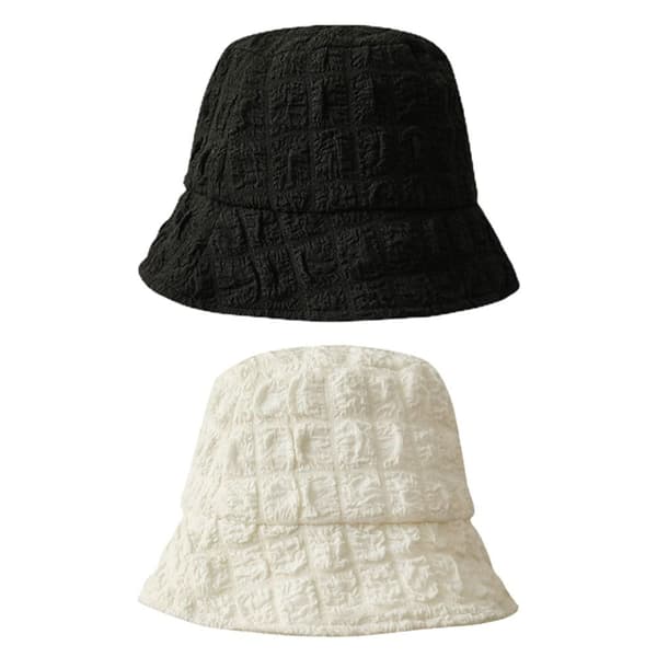 Bucket Hat Beach Cap VALKOINEN white