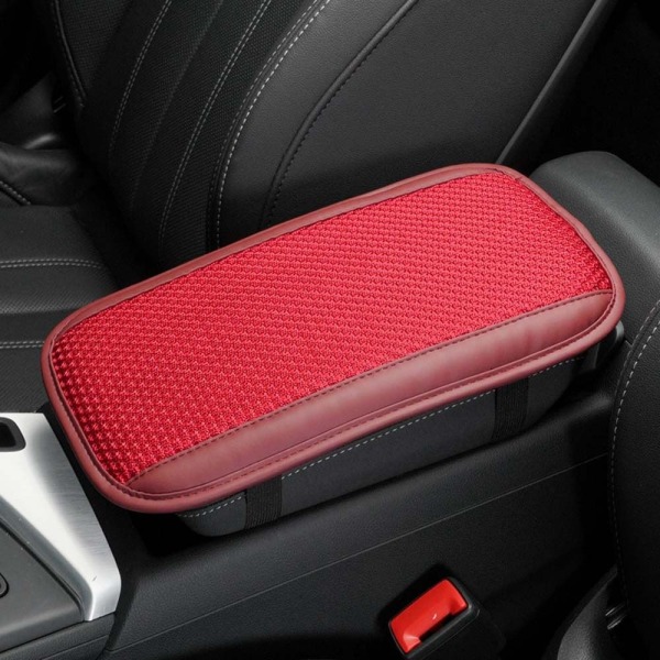 Bilarmstöd Box Pad Bilarmstödsmatta RÖD Red