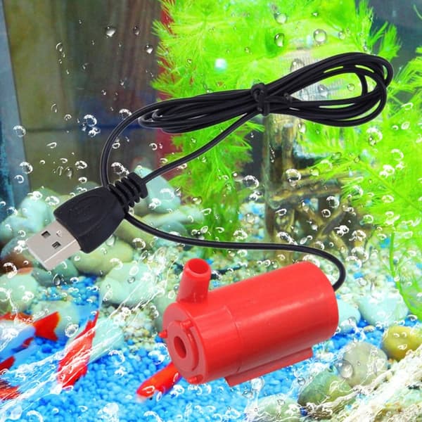 2st DC 5V dränkbar pump BLÅ Blue