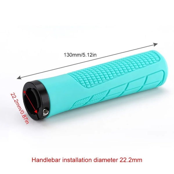 1 par mountainbikehandtag Cykelstyrhandtag LILA Purple