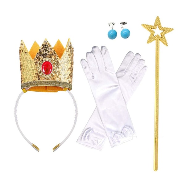 Princess Kläder Accessoarer Cosplay Kostym Set 3 3 3