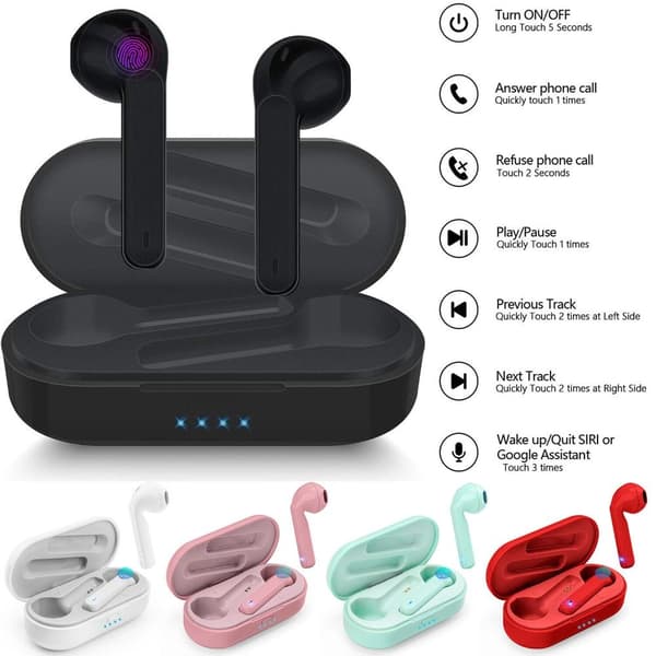 Hovedtelefoner Trådløst Headset SORT black