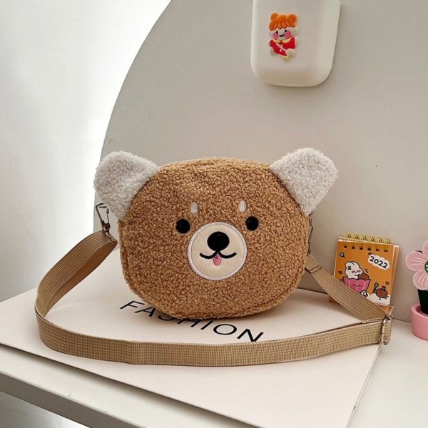 Telefon Pung Skuldertaske BRUN brown