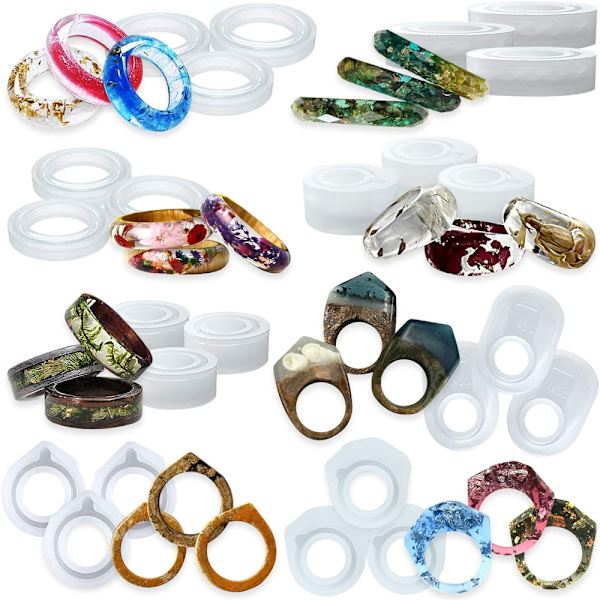 Resin Ring Silikon form Liquid Clay Crafting