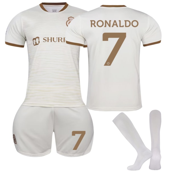 2022-2023 Al-Nassr FC Bortefotballdrakter for barn nr. 7 Ronaldo 22