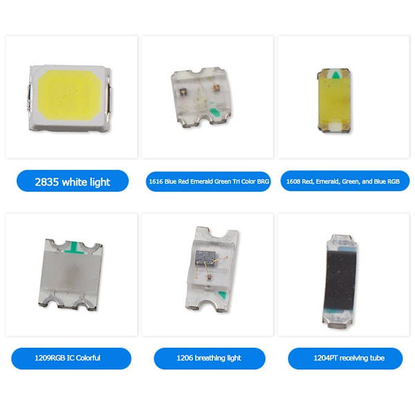 50 st SMD 3528 led pärlor LED COB Chip ljusemitterande dioder