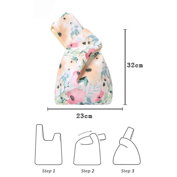 Knot Wrist Bag Mini Handväska BLÅ blue