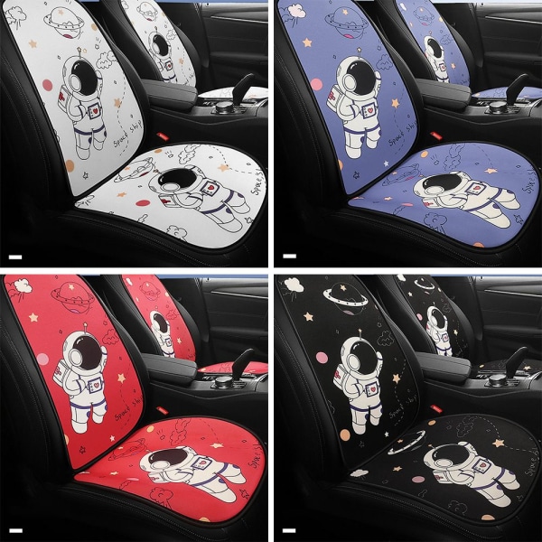 Bil Cartoon Astronaut Seat Cover andningsbart cover svart