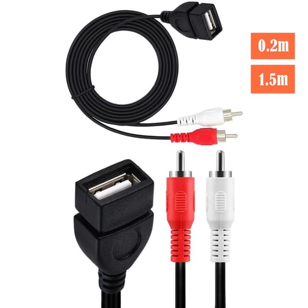 Audio- og videokabeladapterkabel 0,2M 0.2m