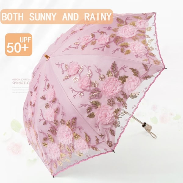 Paraply Uv Paraply ABRIKOSGUL 2 fold 2 fold Apricot Yellow 2 Fold-2 Fold