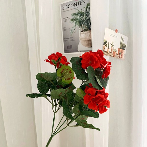 Kunstig blomst Begonia blomst 1 1 1