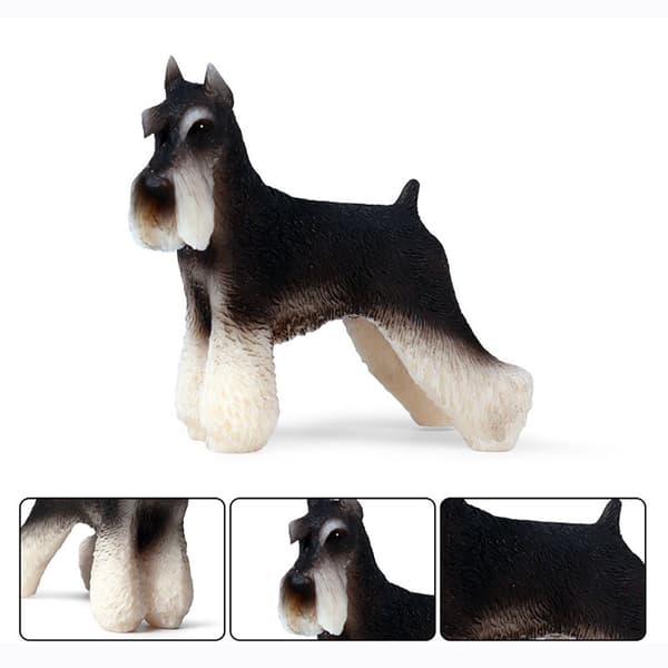 Schnauzer Models Pet Dog Figurines
