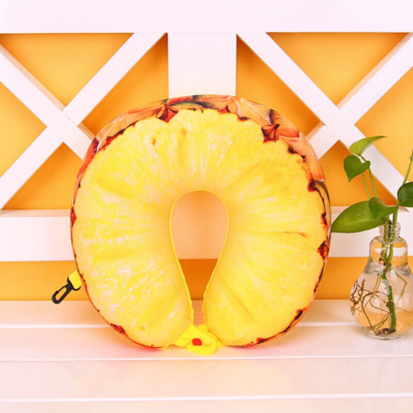 U-formad kudde Nackkudde GUL ORANGE GUL ORANGE Yellow Orange