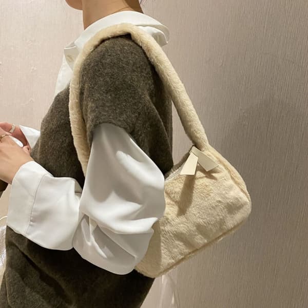 Handleveske Clutch-veske HVIT white