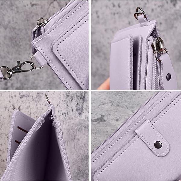 Ohut Bifold Wallet -luottokorttikotelo HARMAA Grey