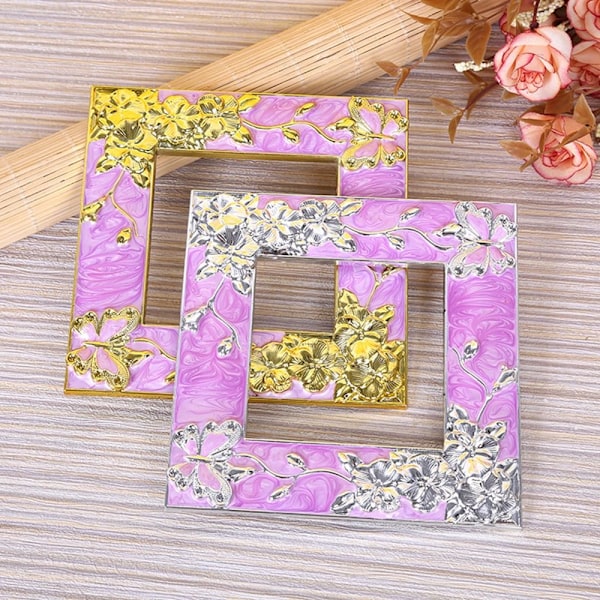 Enkel lysbryter deksel Sokkel Surround Frame LILLA&GULL purple&gold