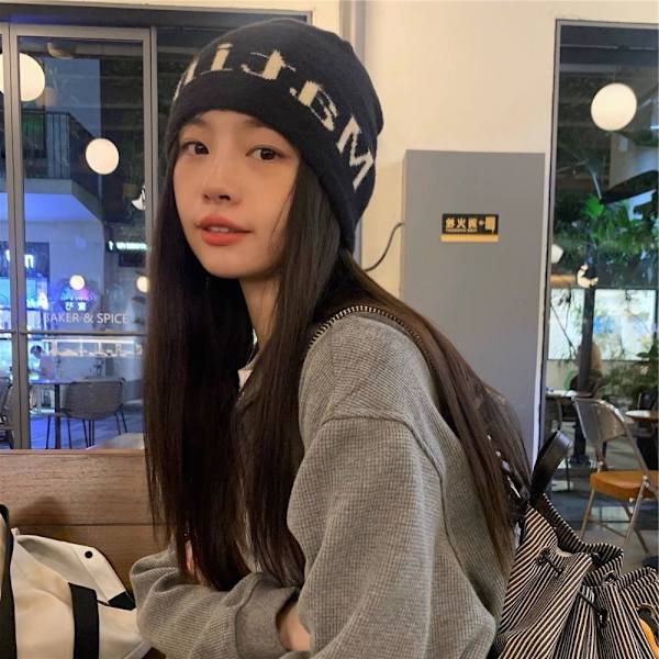 Cap Stickad mössa GRÅ grey