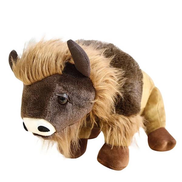 Bison pehmolelu eläinten täytetyt nukkelelut 35cm 35cm