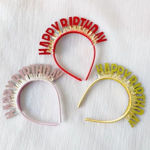 2 stk Gratulerer med dagen Hodeklips Plast Hårklemmer SØLV 2 STK 2 STK Silver 2pcs-2pcs