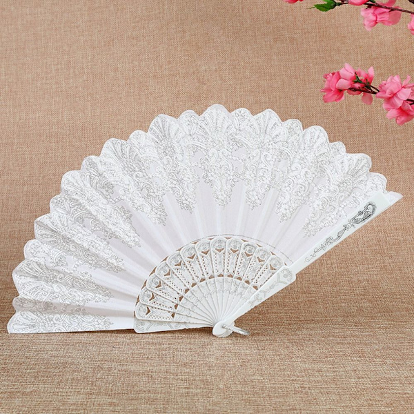 5 stk Vintage Folding Fan Spansk Folding Håndvifte Håndholdt 5 PCS