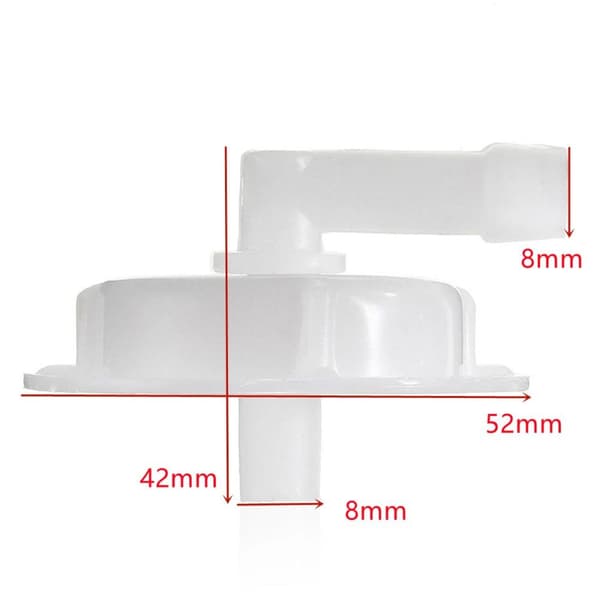 2st Cap Bil Styling Cap Cover Biltillbehör 2Pcs