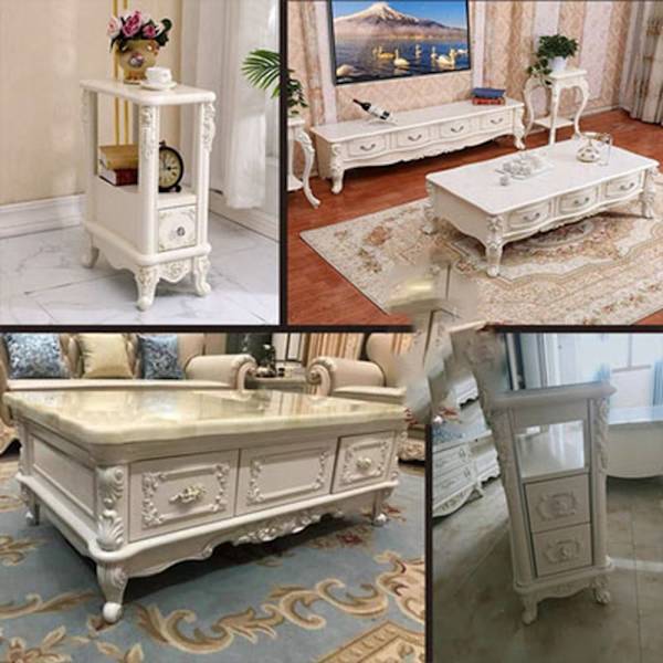 Vintage puusta veistetyt huonekalut jalat 12x5,5CMSTYLE 2 STYLE 2 12x5.5cmStyle 2