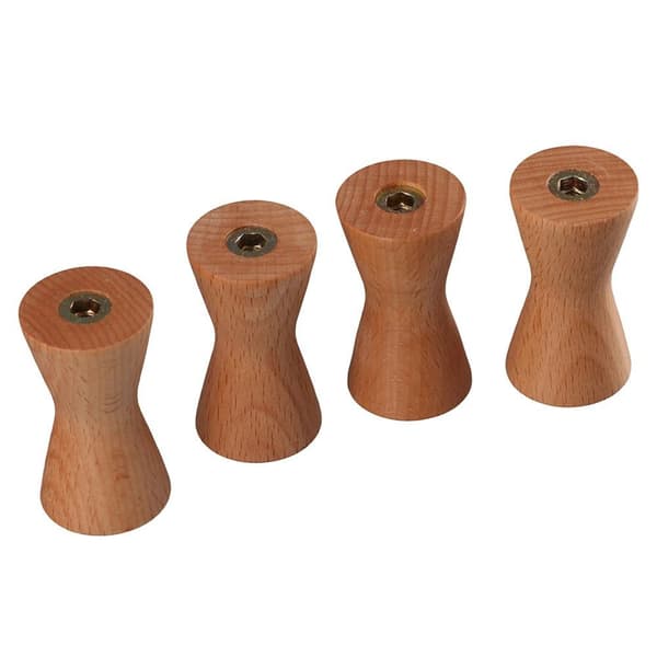 4 kpl puukoukkuja hattukoukkuja pyökkiä Beech Wood
