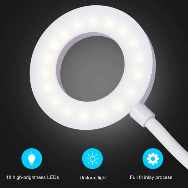 USB Clip-on skrivebordslampe LED Study Light Øyebeskyttelseslamper