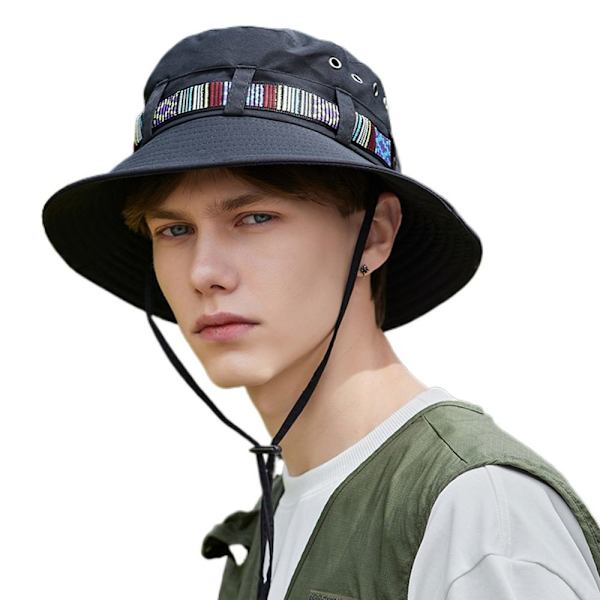 Par Bucket Hat Fiskehætte SORT Black