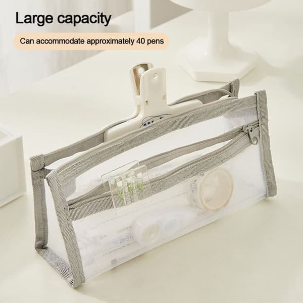 2st Mesh Exam Brevpappersväska Case VIT White