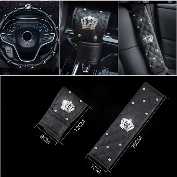 Cover Auto Hjulskydd SVART VIT-2 SVART black white-2