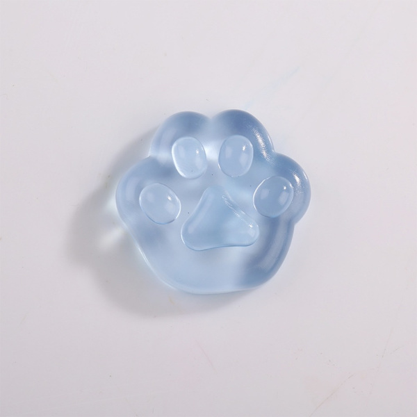 10 stk Isblokk Stressball Leketøy Dekompresjon Isbit BLÅ KATT Blue Cat Paw