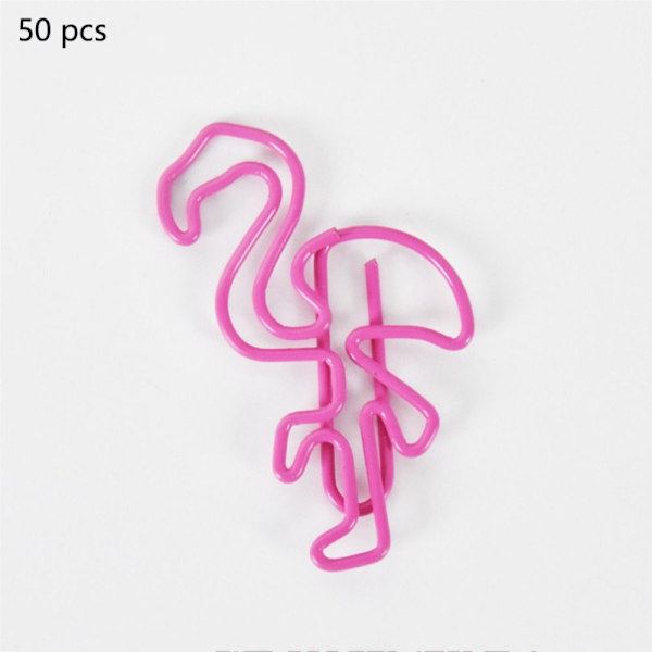 50 STK Papirclips Indbindingsklips FLAMINGO FLAMINGO flamingo