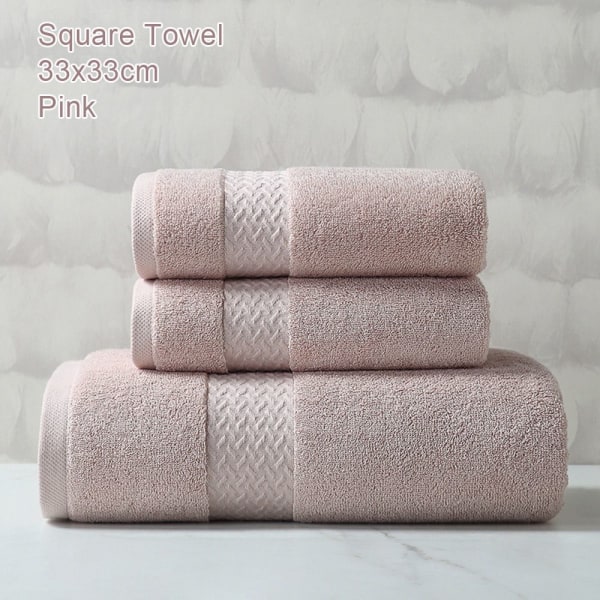 Hem Handduk Badlakan ROSA FYRKANTIG HANDDUK FYRKANTIG HANDDUK pink square towel-square towel