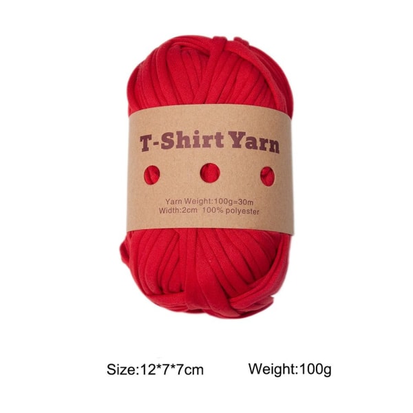 T-shirt garn vævet håndtaske tæppe tykt garn 10 10 10