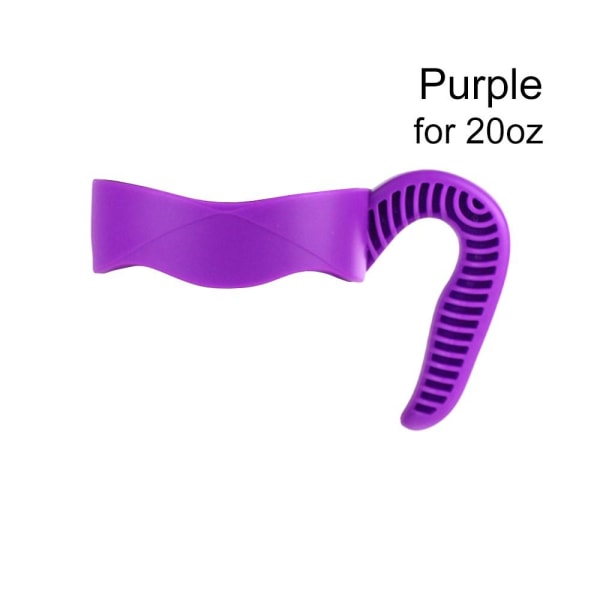 2 stk Tumbler Cup Håndtak Vannflaskeholder LILLA FOR 20OZ2STK purple for 20oz2pcs-2pcs