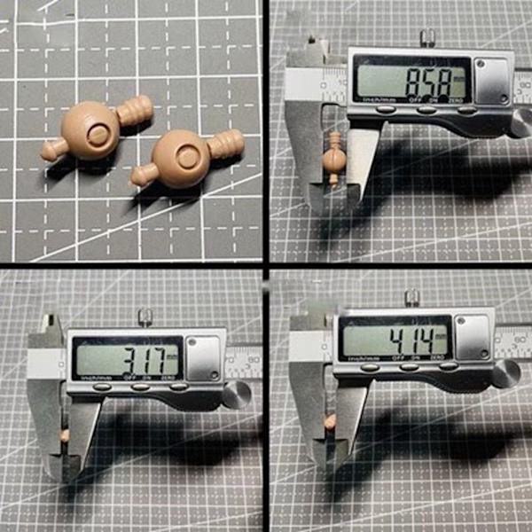 1/6 Docka Halshuvudkontakt 5 5 5