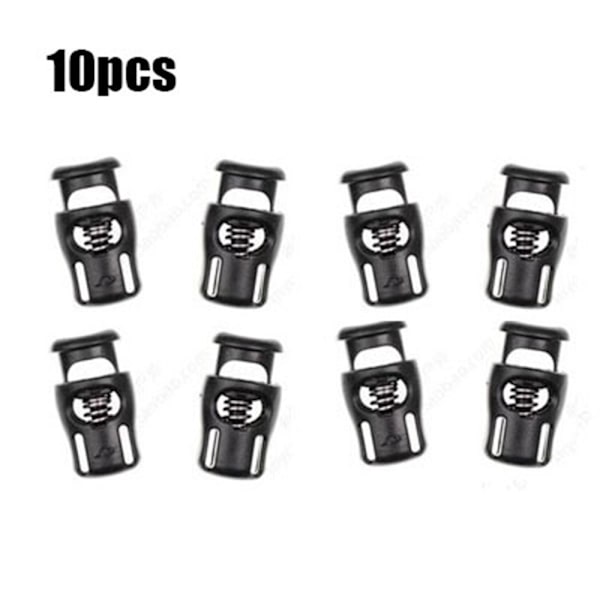 10 kpl Tactical Cord Lock Toggle Toggle Kiinnitin