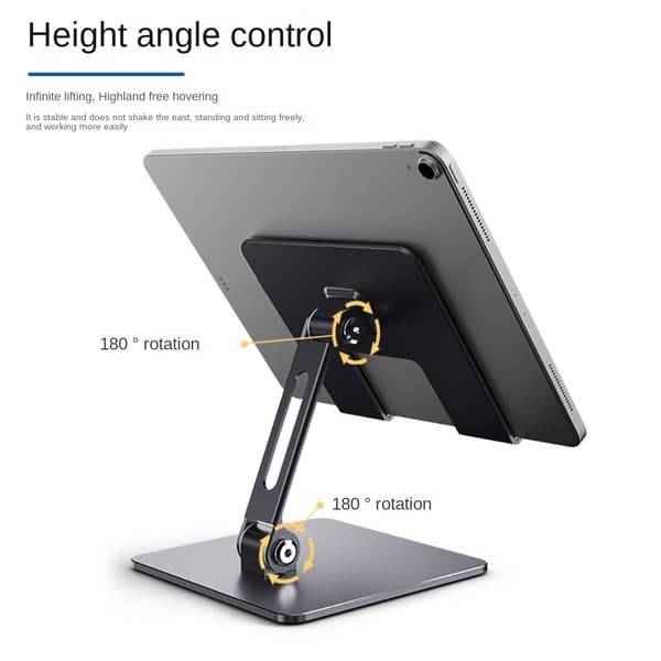 Bærbar Stand Bærbar Holder GRÅ Grey