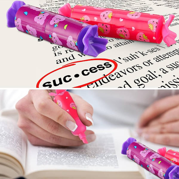 Mini Candy Highlighter Marker Pen Highlighter Blå