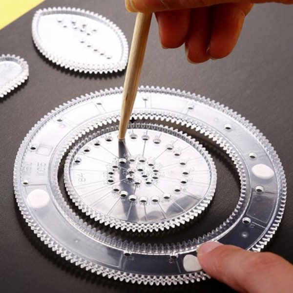 5/12/22 deler Spirograph Tegnesett 22 deler 22 deler 22PCS