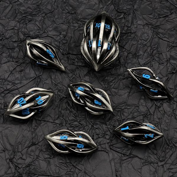 7st DND Metal Dice Set Game Dice 02 02 02