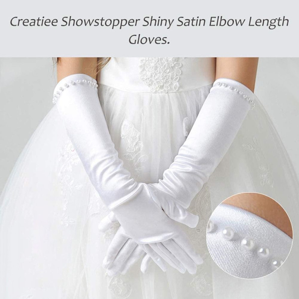 Bryllupshansker Prinsessehansker WHITE M White M