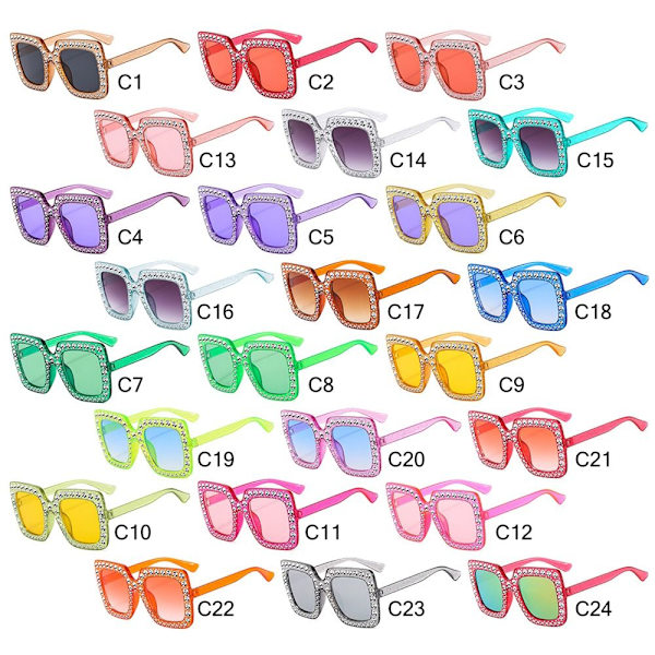 Crystal Suuret aurinkolasit Diamond aurinkolasit C5 C5 C5
