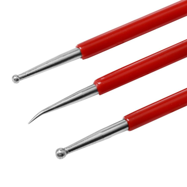 Carving Indentation Pen Clay Crimping Pen Læder Gravering Pen