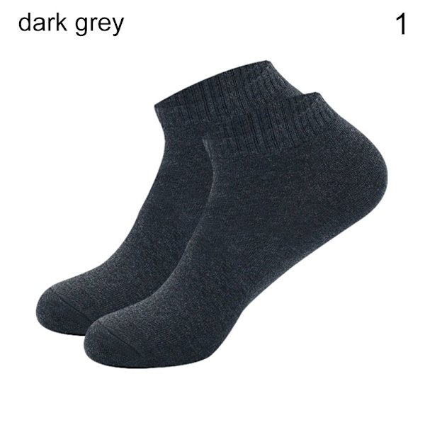 Bomuldsstrømper Dame Og Herre Sokker MØRKE GRÅ 1 1 dark grey 1-1