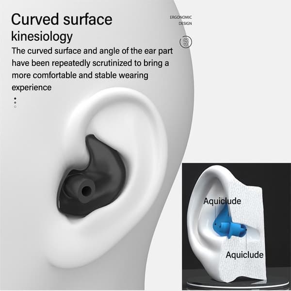 Öronproppar Nose Clip Kostym Simöronproppar Set BLÅ blue